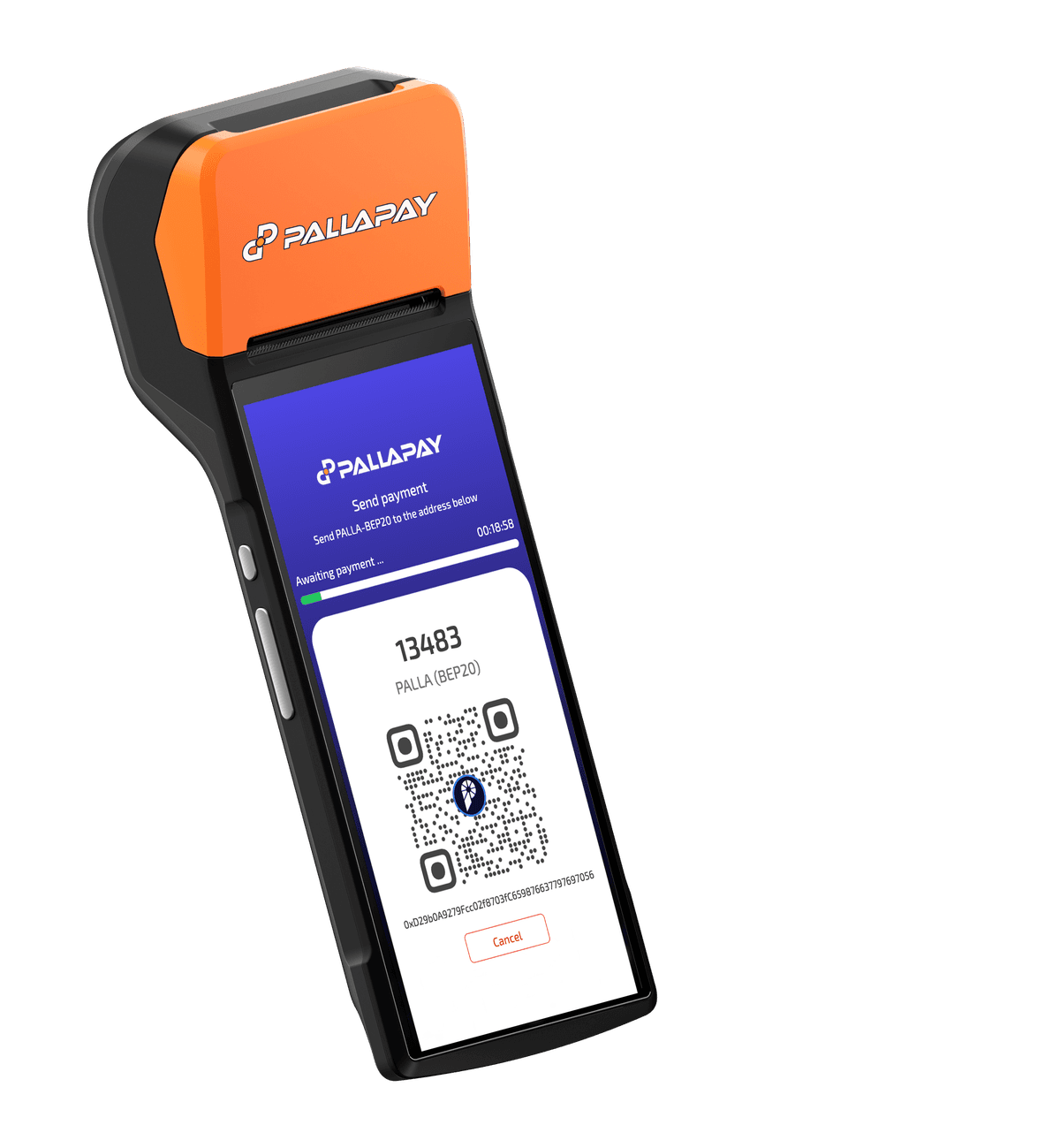 Crypto POS Device Front