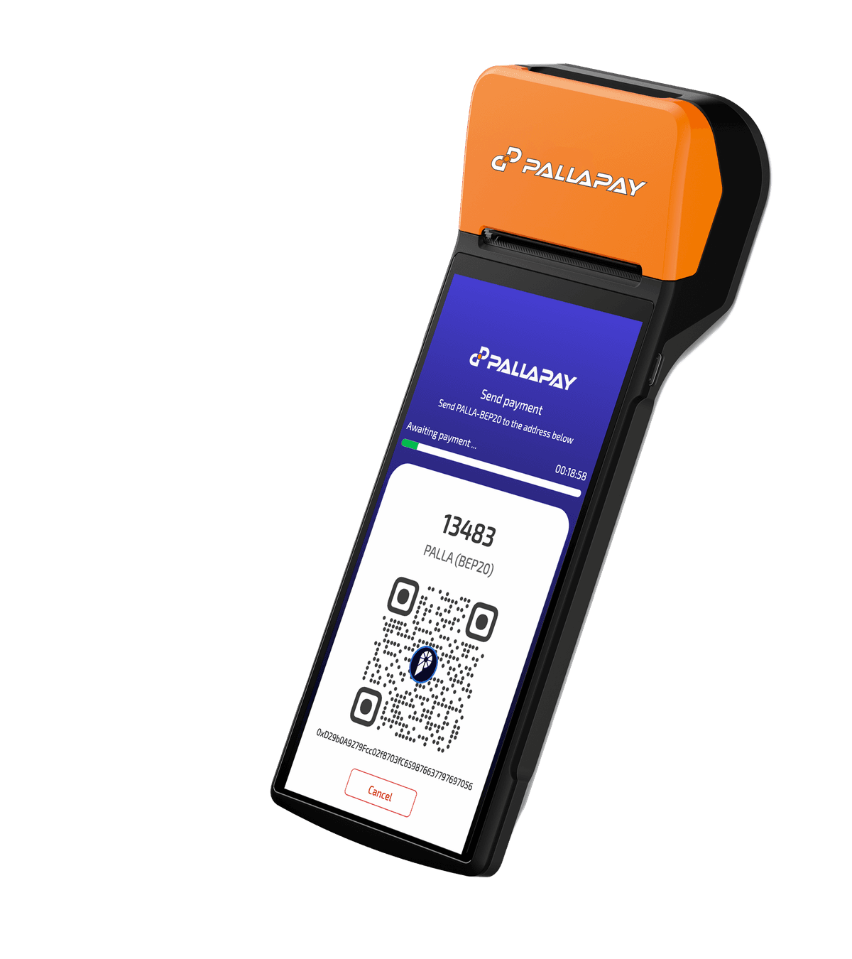 Crypto POS Device Front